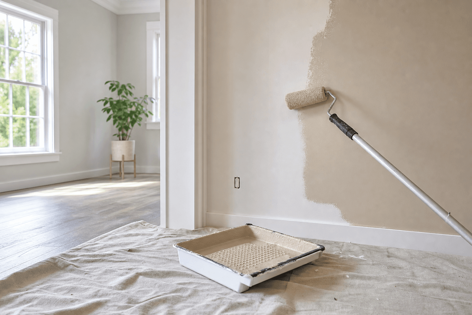 Interior repaint — Painting project by Noxus Corporation